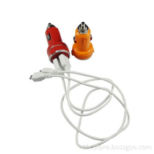 Wholesales LED Bright Dual USB Car Charger for Smartphone